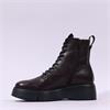 Wonders Bristol Platform Lace Ankle Boot - Brown Leather